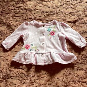 Baby Starters pink button down dress